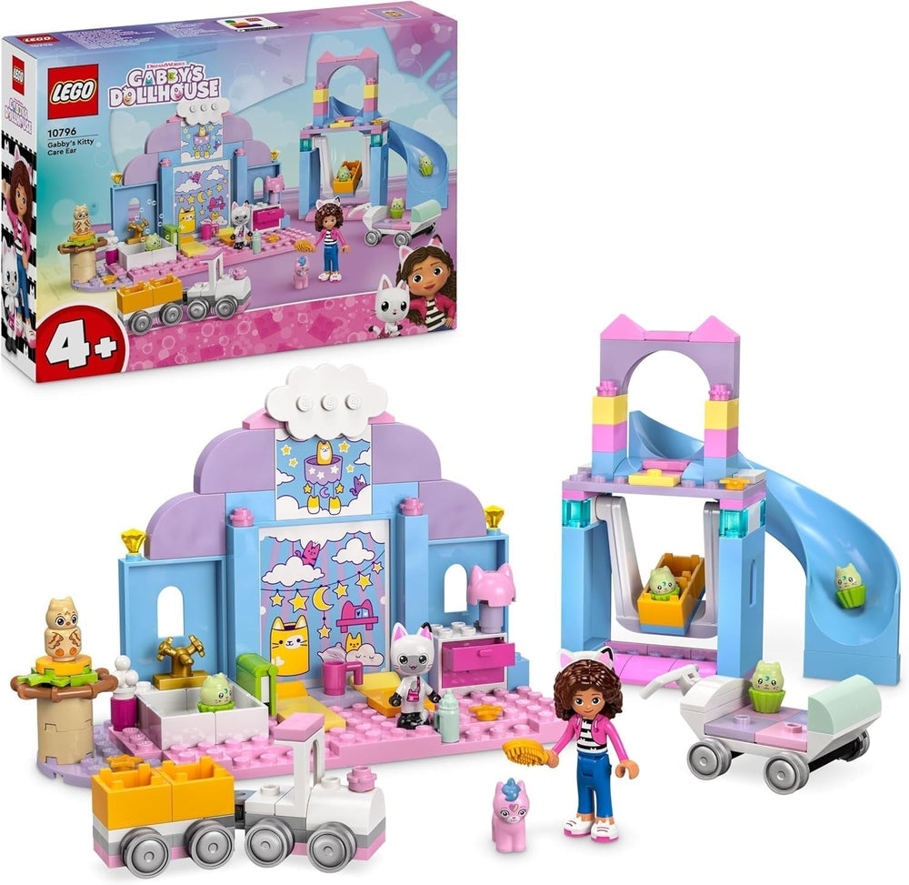 LEGO 4+ Gabby's Dollhouse Gabby's Little Kitty Ears Ensemble d'animaux de jeu pour enfants avec toboggan et figurines Cadeau pour filles et garçons Jouet de jeu créatif 10796 Ensembles de construction Beuche den LEGO-Store Default Title
