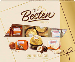 Ferrero The Best Nut Edition - Chocoladecadeau voor hem en haar met 3 premium assortimenten