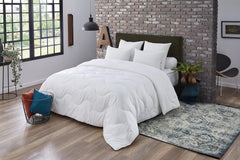 DODO Couette Munich Basic, polyester, blanc, 150X220 cm Couettes et couettes Naty Shop 150X220 Cm