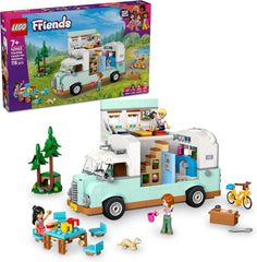 LEGO Friends Caravan, jeu de construction de rôle avec une caravane jouet, cadeau pour les filles à partir de 7 ans, ensemble de jeu créatif avec 3 figurines et figurine d'animal furet 42663 Ensembles de construction Besuche den LEGO-Store Default Title