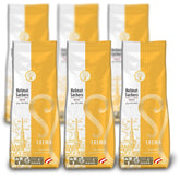 Café Helmut Sachers - Crème, Force 4/5, 100% Arabica, grains de café entiers, 6 x 500g