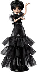 Poupée Monster High Wednesday, figurine de collection Rave'N Wednesday en robe gothique noire inspirée de la scène de danse, accessoires haut de gamme et support de poupée, HXJ03 Naty Shop Dolls Titre par défaut