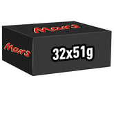 Batoane de ciocolată Mars, cu caramel, nuga și ciocolată cu lapte, 32 pachete x 51g