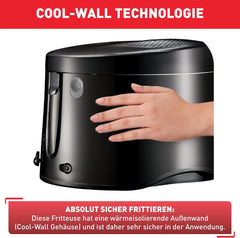 Friteuse Tefal Maxi Fry, technologie Cool Wall, 1,2 Kg, thermostat réglable Électroménager Naty Shop