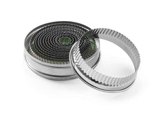 HENDI Ausstechformset, avec Zackenrand, 14er Set, ø120x(H)35mm, Edelstahl