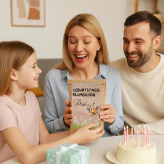 Cadeau d’anniversaire, kit de plantation de fleurs d’anniversaire, sac cadeau surprise, cadeau d’anniversaire pour femmes, graines de fleurs pour plantation individuelle