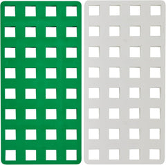 Plus-Plus 9603287 Konstruktionsspielzeug, Big Steckplatte, grün/weiß, 2 Teile