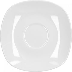 Serviciu de cafea Van Well Lilli pentru 12 persoane, set de veselă pătrată din porțelan, albă, cu 36 de piese, cu margini curbate pentru o masă de cafea perfect aranjată – potrivit pentru mașina de spălat vase