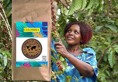 1 kg de grains de café naturels 100% Arabica - origine exclusive de Colombie - récompensé par 82 points par la Specialty Coffee Association (SCA) - pour son arôme, son goût et son excellence