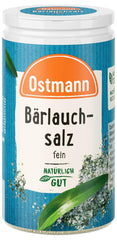 Ostmann Gewürze - Bärlauchsalz | Idéal pour Herzhaften Gemüse oder Fleischgerichten Recyclebare, nachfüllbare Streudose | 65 g dans du Streuer