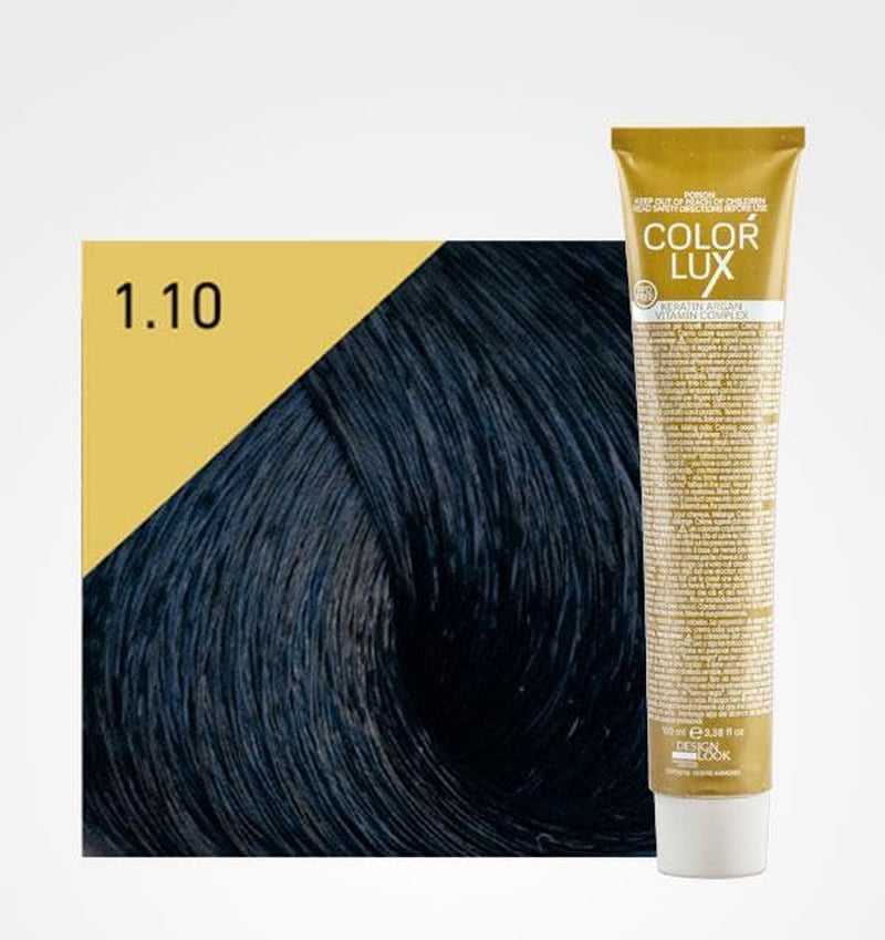 Couleur dorée 1.10 bleu noir 100 ml teinture capillaire Naty Shop 1.10 noir, bleu 100 G (1 paquet)