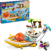 LEGO Sonic the Hedgehog Tails™ Adventure Boat, jucărie interactivă cu personaje de jocuri video și schiuri de apă, cadou pentru băieți, fete și gameri de la 8 ani 76997 Seturi de constructie Besuche den LEGO-Store Titlu implicit