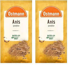 Ostmann Anis moulu, 15 grammes Condiments Naty Shop 2 x 15 grammes