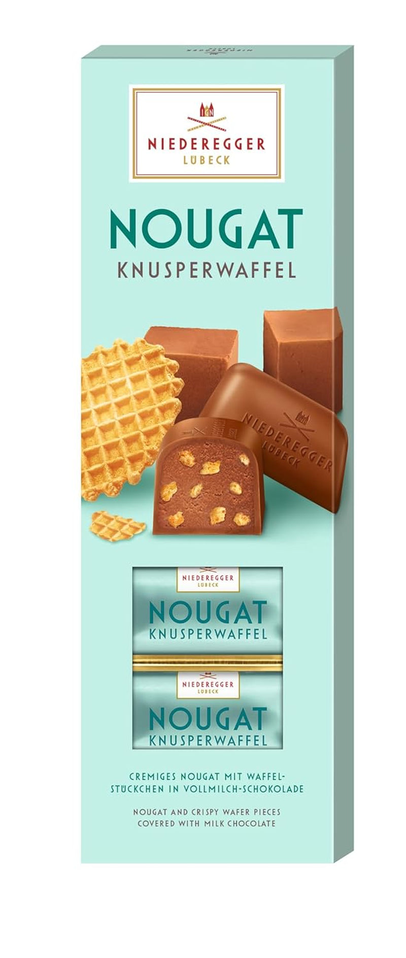 Gaufres croustillantes Niederegger Nougat, 100 g