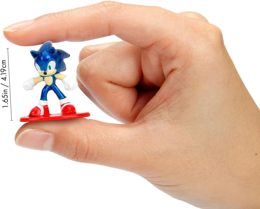 Jada Toys Figurine Sonic the Hedgehog (1X Figurine Mystère dans Blind Pack) - 1 Figurine Surprise à Collectionner Parmi 13 Figurines Sonic, Figurine Nano Métal (Env. 4 Cm) Pour Enfants et Fans à Partir de 3 Ans, Figurines Wave 1 Naty Shop Titre par Défaut