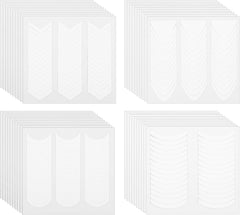 1620 pièces French Schablonen Nails,French Nail Schablone,Maniküre Schablonen,Selbstklebende Nail Art Sticker Frenchs For DIY Nageldesign Maniküre Dekoration Nageldesign Zubehör