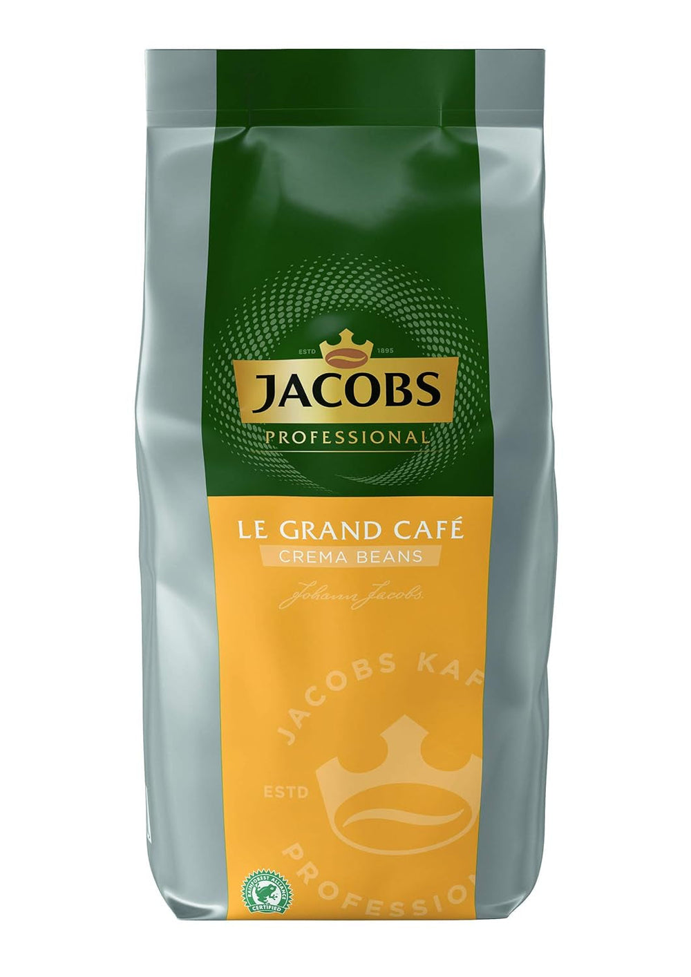 Jacobs Professional Le Grand Café Crème, grains de café entiers 1 kg, Doux, Intensité 2/5 Café Naty Shop 1 Kg Le Grand Café Crème