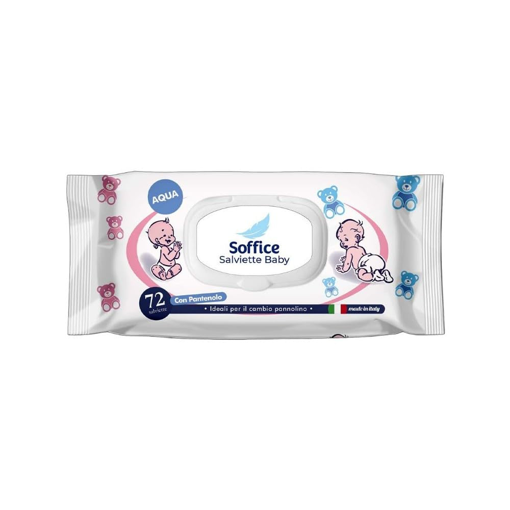 Lingettes démaquillantes Baby Aqua, 72 pièces