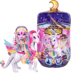 Magic Pixlings Pop + Pony Set avec chiot et poney - Magic Unboxing mit speziellen Zaubern - Chien avec langen Mähnen zum Kämmen - Kinder ab 3 Jahren behrumt - MG104000