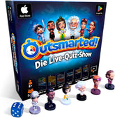 Outsmarted – Jocul de societate cu quiz digital | Copii, adolescenți și adulți | Seară de jocuri de generație următoare pentru familie și prieteni | 2–24 de jucători | Vârste 8+ | Peste 10.000 de întrebări