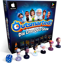 Outsmarted – Jeu de société quiz numérique | Enfants, adolescents et adultes | Soirée de jeu de nouvelle génération pour la famille et les amis | 2 à 24 joueurs | 8 ans et plus | Plus de 10 000 questions