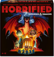 Ravensburger 24755 - Horrified Dungeons & Dragons - Jeu de société coopératif à partir de 10 ans pour des soirées de jeux entre amis ou en famille pour 1 à 5 fans d'Horrified et D&D, édition allemande
