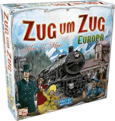 Asmodee, Les Aventuriers du Rail : Europe, Days of Wonder, Jeu de base, Jeu familial, Jeu de société, 2 à 5 joueurs, 8 ans et plus, 30 à 60 minutes, Allemand