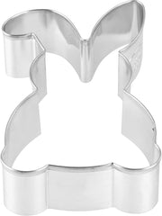 Dr. Oetker Moule à biscuits « Big Standing Rabbit », série Golden Easter, moule à biscuits et à biscuits (couleur : argent), quantité : 1 pièce