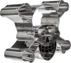 Städter crâne 9 cm en acier inoxydable, argent