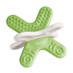 Anneau de dentition MAM C125 Bite & Relax, 2 boîtes de stérilisation, vert
