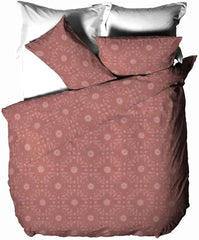 The Linen Yard Parure de Couette Bohème, Rouge, 260 X 220 Cm Couettes et Couettes Naty Shop Red Clay Lit Simple