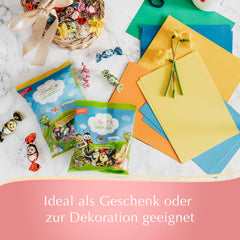 Ouă crocante cu ciocolată Lindt | Pungă de 86g | Ouă de ciocolată cu lapte alpină cu o umplutură delicată crocantă cu cremă de alune pentru Paște | Ciocolată de Paște pentru copii | Cadou de ciocolată | Ouă de Paște | Ouă de ciocolată