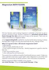 MRS Flocons de chlorure de magnésium 100% naturel - sels de bain idéaux pour un bain de pieds, un bain complet et contre les carences en magnésium - 4 Kg Douche et Bain Naty Shop