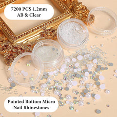 2 Schachteln Nagel Steine Mit Pinzette Und Stift Strasssteine Weiß Flatback Perlen Nägel Schmuck Nageldesign Zubehör Nail Charms Für Frauen Nagel Dekorationen Design