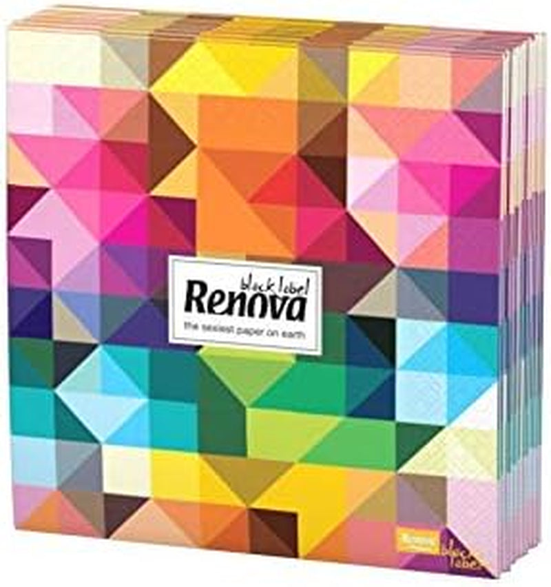 Serviettes en papier Renova, ultra décorées, 20 serviettes