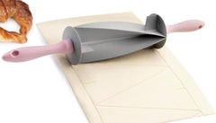 RODILLO CORTADOR DE Croissant, plastique, gris/rose, 18 x 18 x 10 cm