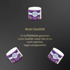 Handgeschöfptes Fleur de Sel, DE GUERANDE, 125g Dose