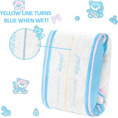 Couches Imprimées Adultes 5500-5800ml 10 Pièces - Slips de Toilette (XL)