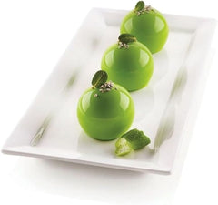 Silikomart, Moule pour gâteaux Tartufo en silicone, 8 Ports Simples, Ø 62 H 52 mm Cuisine Naty Shop Dolce Tartufo