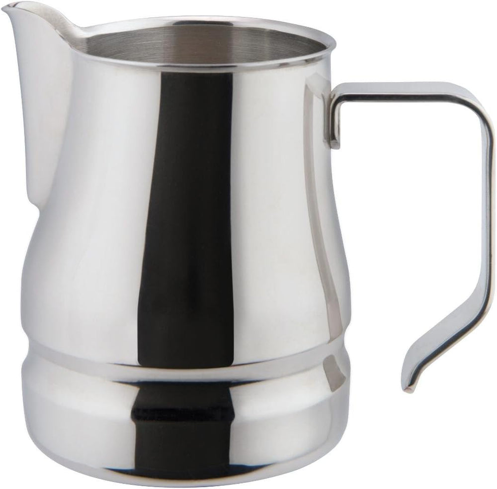 Mug à lait pour cappuccino en inox, 18/10 tasses, 9,75 cl