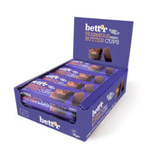 Boutons d'or aux noisettes biologiques sans culpabilité Bett'r. 100% végétalien, sans gluten et sans lactose - 12 x 39 g