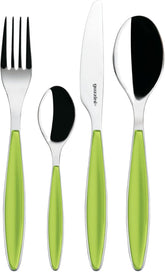 Guzzini - Feeling, service de couverts 24 pièces - Vert pomme Cuisine Naty Shop