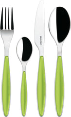 Guzzini - Feeling, service de couverts 24 pièces - Vert pomme Cuisine Naty Shop