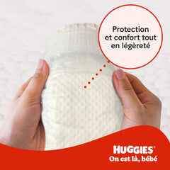 Couches pour bébé Huggies Little Movers, motif Disney, taille 6, 102 pièces (3 x 34), boîte mensuelle