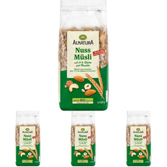 Muesli organic cu nuci, 17% nuci și migdale, 0,5 kg