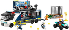 LEGO City Camion de police avec laboratoire, ensemble de police quad et camion jouet pour enfants, cadeau pour garçons et filles à partir de 7 ans, plus 5 figurines - 2 policiers, 1 scientifique et 2 escrocs 60418 Jeux de construction Beuche den LEGO-Store