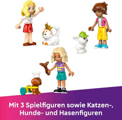LEGO Friends Geschäft für Haustierzubehör - mit Hund, Katze und Kaninchen als Tierfiguren, 3 Minifiguren und viel Zubehör für die Haustierpflege - Geschenk für Mädchen und Jungen ab 6 Jahren - 42650