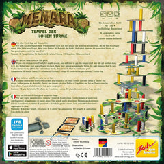 Zoch 601105101 Menara – Templul Turnurilor Înalte, un joc tactic de construit turnuri pentru 1 până la 4 constructori, jocul captivant de stivuit pentru întreaga familie, pentru copii cu vârsta de 8 ani și peste