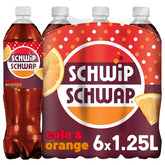 SCHWIPSCHWAP, The Original - Boisson cola caféinée à l'orange, set 6 x 1,25 litres Boissons sans alcool Naty Shop Nouvelle version