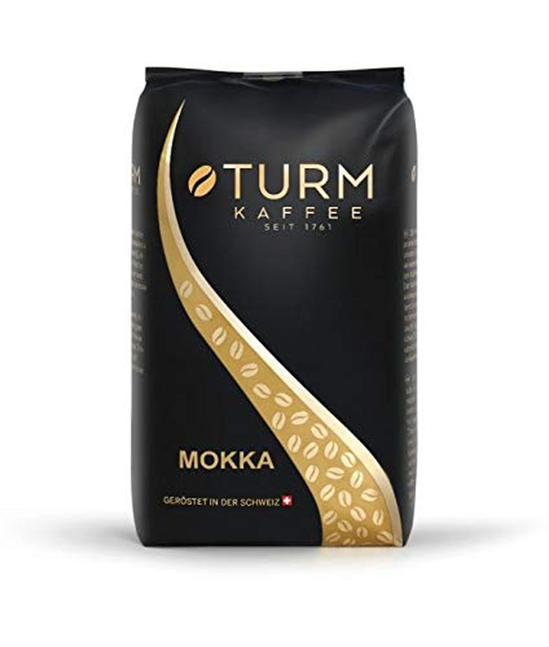 - Moka 1000g | Café fort pour Schümli et expresso provenant de machines entièrement automatiques | Grains de café torréfiés entiers | Avec 90% de grains Arabica
